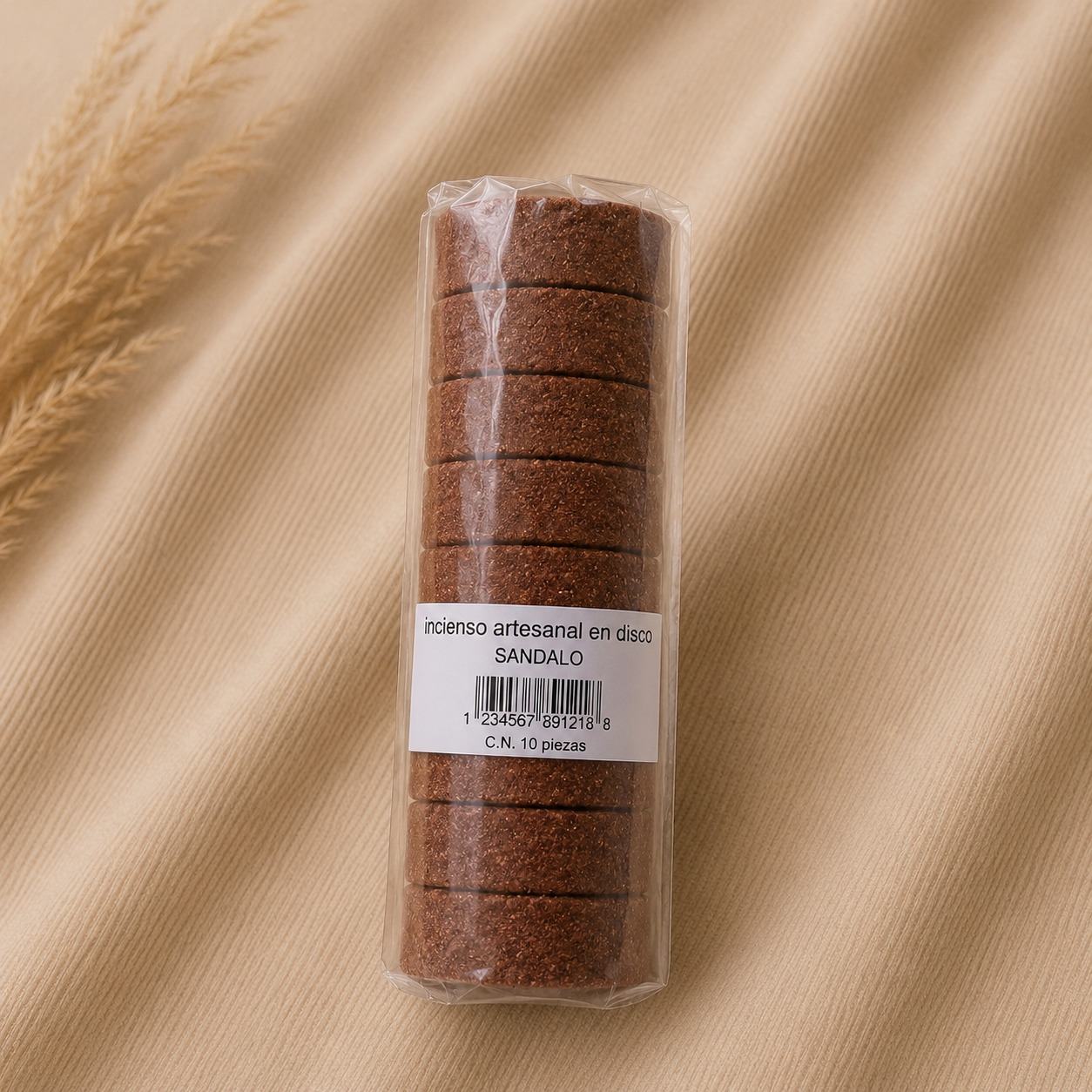 Briqueta de Carbón Vegetal Sándalo